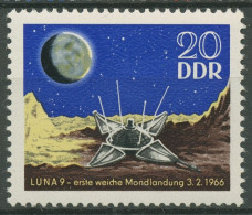 DDR 1966 Luna 9 Mondlandung 1168 Postfrisch - Ongebruikt