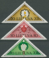 Litauen 1991 Symbole 477/79 Postfrisch - Lithuania