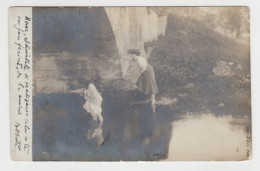 Romania Vaslui - Chitcani Costesti - Podul Doamnei 1906 Scène Idylliqueà / Idyllic Scene Idylle Brucke Bridge Pont - RAR - Roumanie