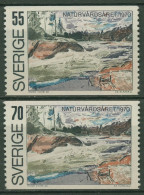 Schweden 1970 Naturschutzjahr Ljungan-Fluß 674/75 Postfrisch - Neufs