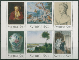 Schweden 1992 Nationalmuseum Heftchenblatt H.-Blatt 201 Postfrisch (C60833) - 1981-..