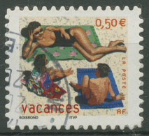 Frankreich 2003 Grußmarke Ferien 3719 Gestempelt - Used Stamps