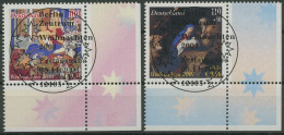 Bund 2001 Weihnachten Mit Spanien Gemälde 2226/27 Ecke 4 TOP-ESST Berlin (E3384) - Used Stamps