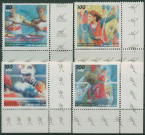 Bund 1995 Sporthilfe Kanu-WM Boxen Volleyball 1777/80 Ecke 4 Postfrisch (E2356) - Ongebruikt