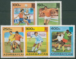 Aserbaidschan 1995 Fußball-WM'98 Frankreich 255/59 Postfrisch - Azerbaïjan