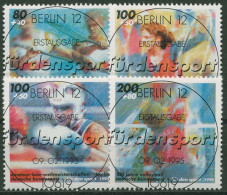 Bund 1995 Sporthilfe Kanu-WM Gymnastik Volleyball 1777/80 Mit TOP-ESST BERLIN - Used Stamps
