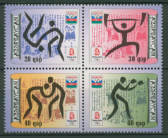 Aserbaidschan 2008 Olympische Sommerspiele Peking 711/14 A ZD Postfrisch - Azerbaiján