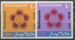 DDR 1972 Spendenmarken Junge Welt S 1/2 Postfrisch - Ungebraucht