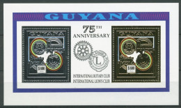 Guyana 1992 Rotary-Club, Lions International 3989/90 A K Postfrisch (C63278) - Guyana (1966-...)