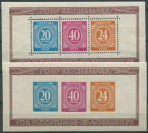 Alliierte Besetzung 1946 Briefmarken-Ausstellung BERLIN Block 12 A/B Postfrisch - Ungebraucht
