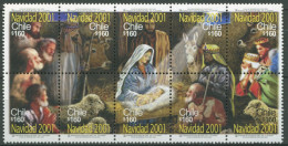 Chile 2001 Weihnachten Weihnachtsgeschichte 2048/57 ZD Postfrisch (C63300) - Chili