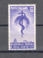 1949 Italia - Repubblica, Sanità 1 VAL N. 607 MNH** - Sonstige & Ohne Zuordnung