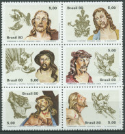 Brasilien 1980 Kunst Figuren Aus Kirchen 1801/06 ZD Postfrisch (C63315) - Unused Stamps