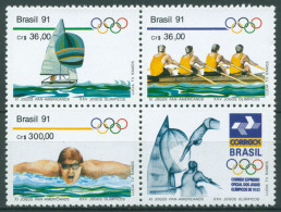 Brasilien 1991 Olympische Sommerspiele Barcelona 2404/06 ZD Postfrisch (C63321) - Unused Stamps
