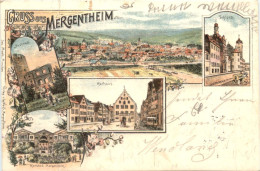 Gruss Aus Mergentheim - Litho - Bad Mergentheim