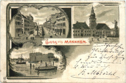 Gruss Aus Mannheim - Litho - Mannheim