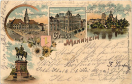 Gruss Aus Mannheim - Litho - Mannheim