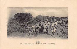 Maroc - EL KSIBA - Un Caisson Tombé Dans Le Fond D'un Ravin (8 Juin 1913) - Ed. L. Garry  - Otros & Sin Clasificación