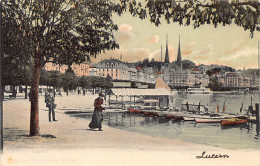 LUZERN - Am Quai - Verlag Goetz 1825 - Lucerne