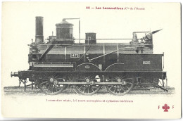 TRAIN - LES LOCOMOTIVES (Compagnie De L'Ouest) - Locomotive Mixte à 6 Rues 1472 - Treni