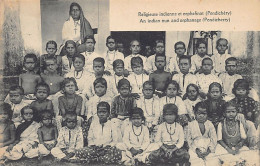 India - PUDUCHERRY Pondicherry - An Indian Nun And Orphans - Inde