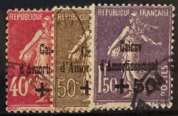 France YT N° 266/268 Oblitérés. TB - Used Stamps