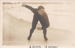 Norway - Oscar Mathisen, Norwegian Speed Skater - REAL PHOTO - Publ. Ebber H. Boppi 10 - Norvège