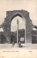 India - DELHI - Mayo Gate And Iron Pillar - Publ. Unknown  - India