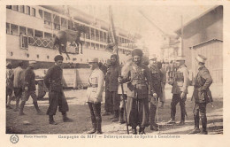 Maroc - Guerre Du Rif - Débarquement De Spahis Algériens à Casablanca - Ed. Flan - Casablanca