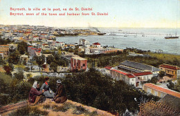 Liban - BEYROUTH - La Ville Et Le Port, Vu De St. Dimitri - Ed. André Terzis & Fils 48096 - Libano