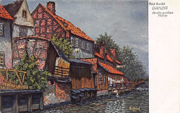 Poland - GDAŃSK Danzig - An Der Grossen Mühle - Painting By Paul Kreifel - Polonia