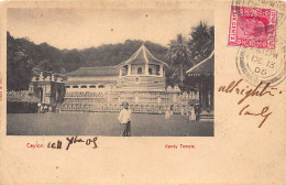 Sri Lanka - KANDY - Temple - Publ. Plâté & Co.  - Sri Lanka (Ceilán)