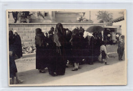 Albania - TIRANA - Group Of Muslim Women - REAL PHOTO (circa 1932) - Publ. Agence Trampus  - Albanie