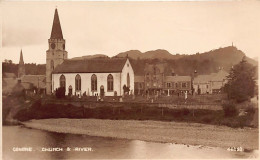 Scotland COMRIE Church & River - Perthshire