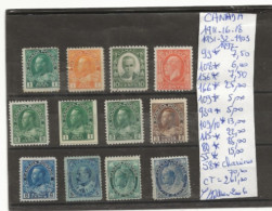 TIMBRES DU CANADA NEUF **MNH/* 1897/1932 Nr VOIR SUR PAPIER AVEC TIMBRES COTE 261.00  € - Unused Stamps