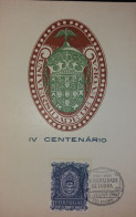 POSTAL MAXIMO - 4º CENTENÁRIO DA FUNDAÇÂO DA UNIVERSIDADE DE ÉVORA - Maximum Cards & Covers