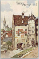 10543563 Baden AG Baden Landvogtei Schloss  Kuenstler G. Meyer * Baden - Altri & Non Classificati