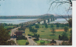 Chain Of Rock Bridge  Mississipi US   MIssisssippi River,  Steel 1 1/10 Miles In Length  2 Sc - Sonstige & Ohne Zuordnung