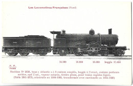 TRAIN - LES LOCOMOTIVES FRANCAISES (Nord) - Machine N° 2656 - Eisenbahnen