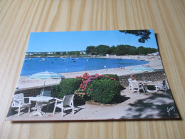 Concarneau (29).Le Cabellou - La Plage Des Jardins De L'Hôtel " Belle Etoile " - Carte Animée. - Concarneau