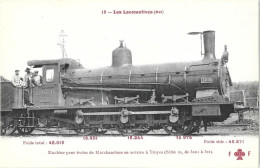 TRAIN - LES LOCOMOTIVES (Est) - Machine Pour Trains De Marchandises En Service à Troyes - Eisenbahnen