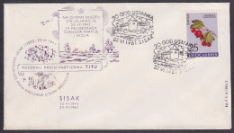 .Yugoslavia, 1961-06-22, Croatia, Sisak, WWII Anniversary, Special Cover & Postmark II - Autres & Non Classés