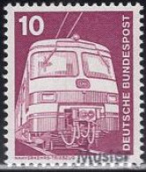 GERMANY(1975) Electric Train. MUSTER (specimen) Overprint. Scott No 1171. - Sonstige & Ohne Zuordnung