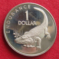 Guyana 1 $ 1976 Crocodile - Guyana