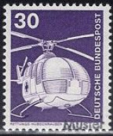 GERMANY(1975) Rescue Helicopter. MUSTER (specimen) Overprint. Scott No 1173. - Other & Unclassified