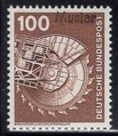 GERMANY(1975) Bituminous Coal Extraction. MUSTER (specimen) Overprint. Scott No 1179. - Autres & Non Classés