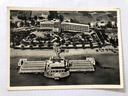 PALERMO PALACE HOTEL E STABILIMENTO BAGNI PANORAMA DALL’AEREO 1963  MONDELLO - Palermo