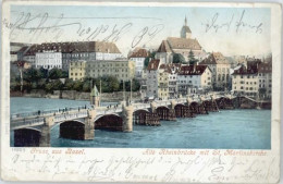 10543163 Basel BS Basel Rheinbruecke St Martins Kirche  X Basel BS - Andere & Zonder Classificatie