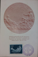 POSTAL MAXIMO - 150º ANIVERSÁRIO DA FUNDAÇÂO DA SECRETARIA DE ESTADO DOS NEGOÇIOS DA FAZENDA - Maximum Cards & Covers