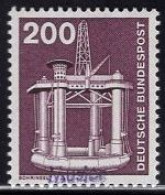 GERMANY(1975) Oil Drilling. MUSTER (specimen) Overprint. Scott No 1188. - Other & Unclassified